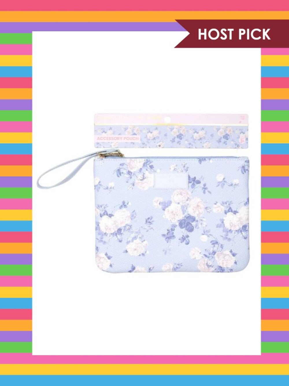 LoveShackFancy x Target - Yoobi Flat Zip Pencil Case - Everblooming Rosettes